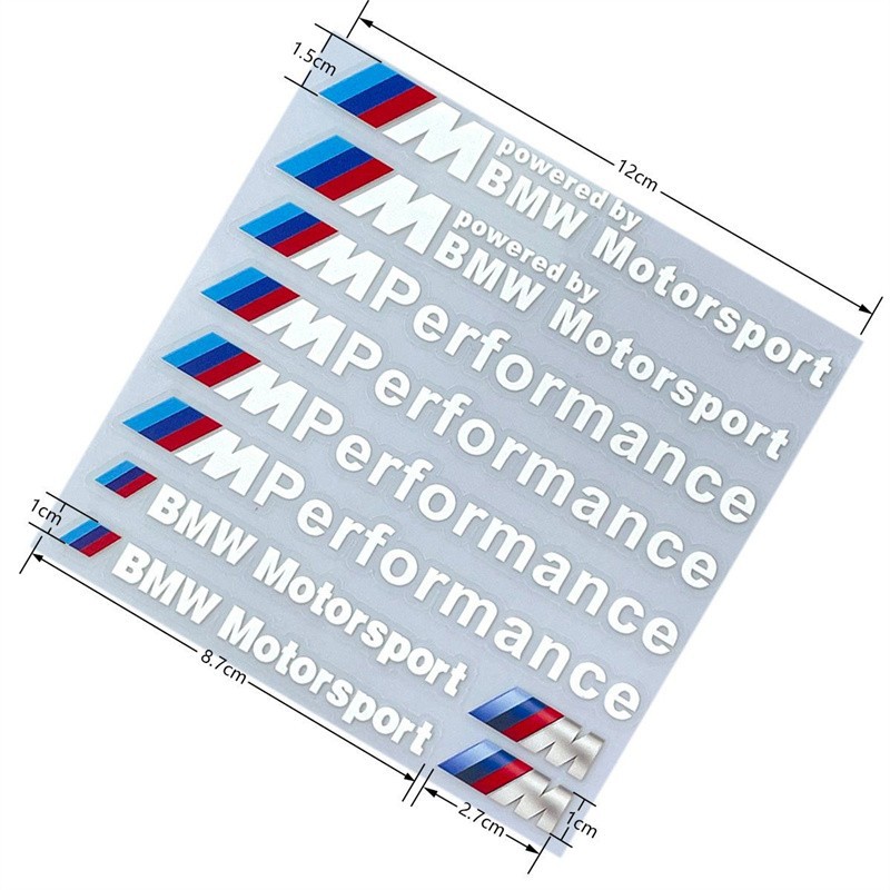 Motorcycle Motorbike Anti Water Sticker for BMW M Power Motorrad GS Netby