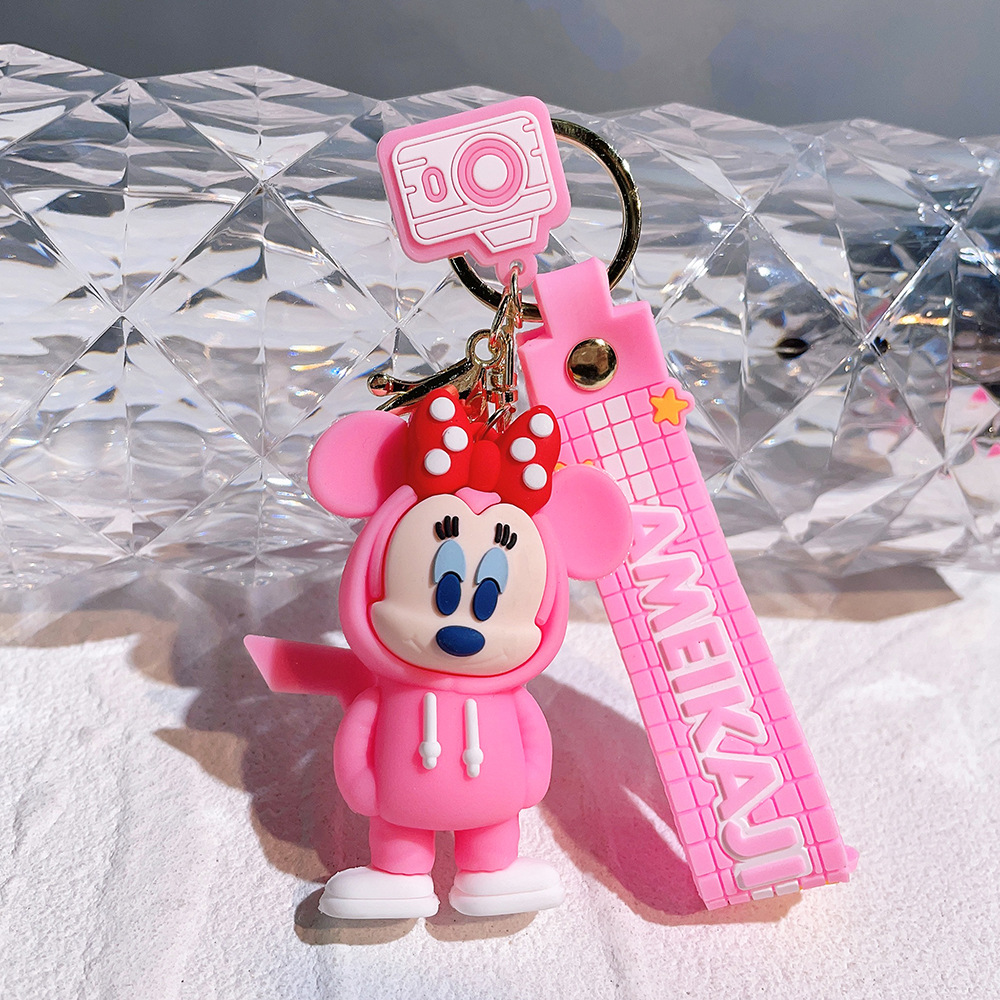 Animation Mickey Mouse Minnie Keychain Keyring Netby