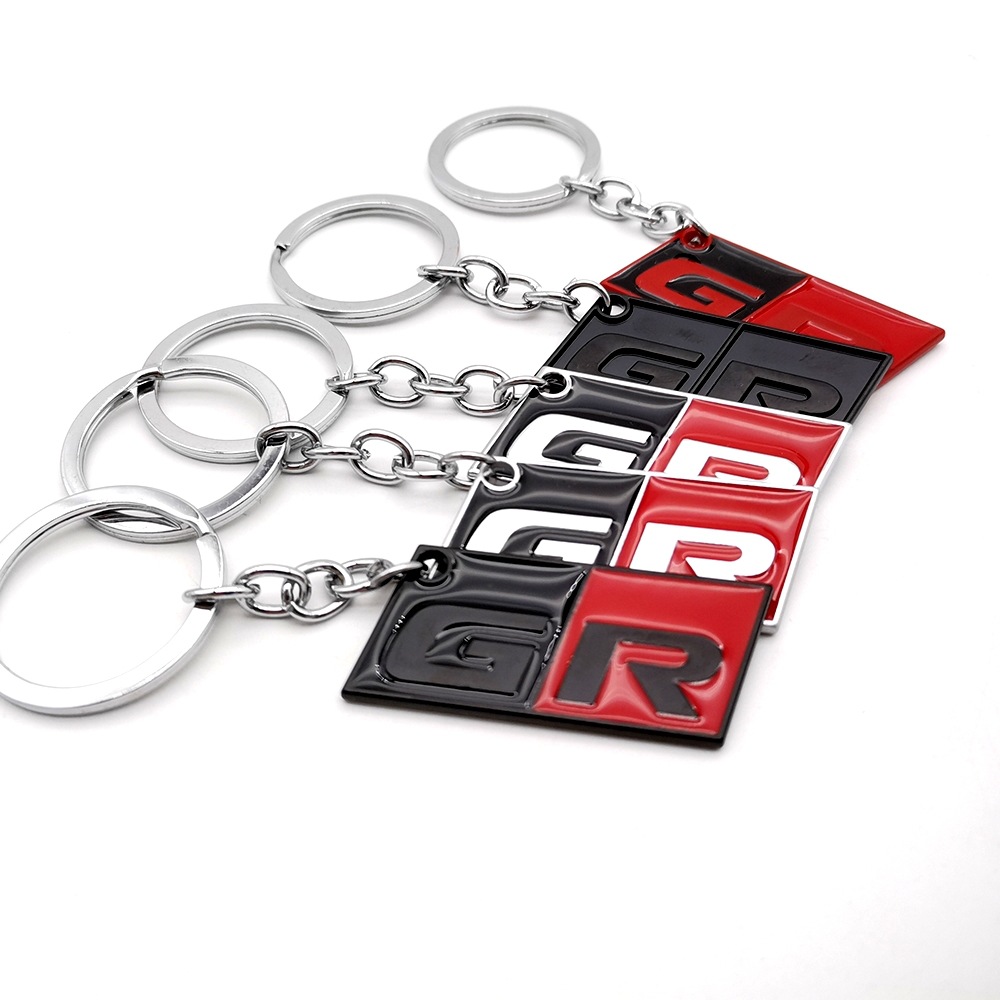 Metal Toyota GR SPORT Car Keyring Keychain Keyfob Netby