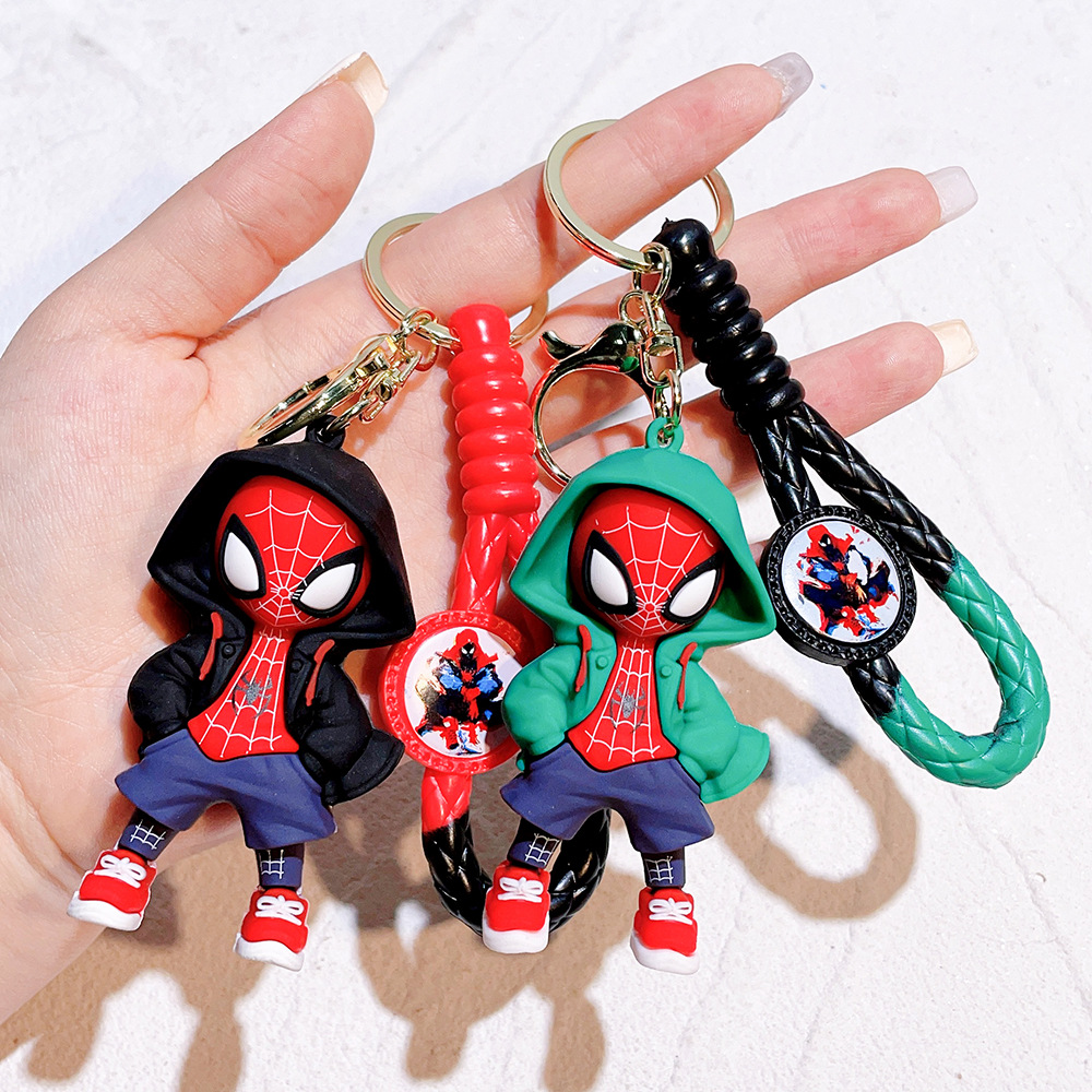 Hoodie Movie Avengers Spiderman Keychain Keyring Netby