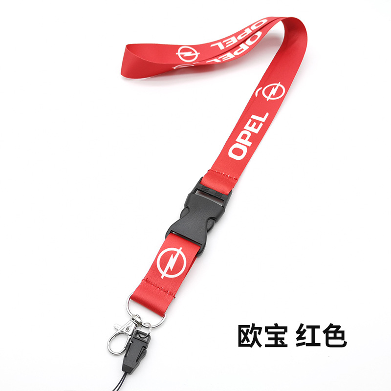 Car Logo Lanyard for BMW TOYOTA VOLKSWAGEN CHEVROLET NISSAN HONDA SKODA OPEL PORSCHE FORD HYUNDAI Netby