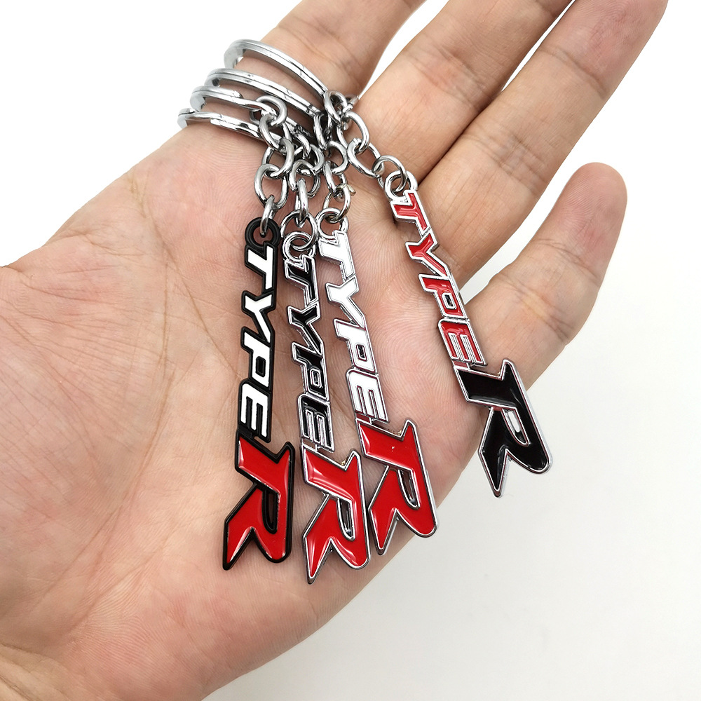 Metal TYPE R Car Keyring Keychain Keyfob for Honda CIVIC Netby