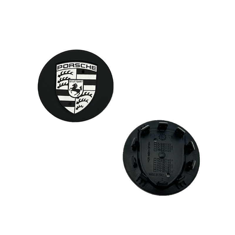 ABS Car Wheel Center Cap Emblem Badge for Porsche Macan Cayenne Panamera 911 718 Netby
