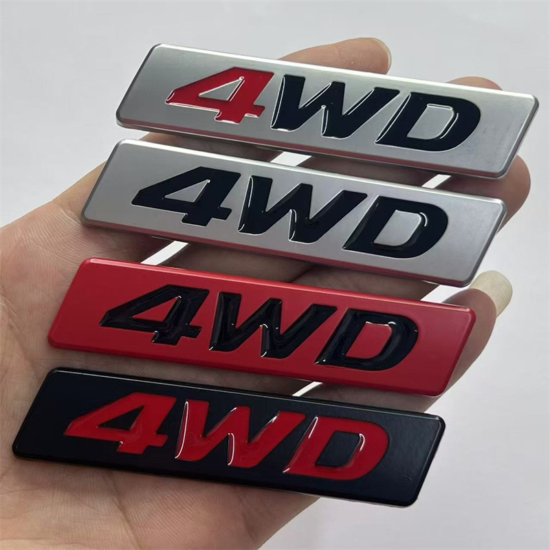 Metal 4WD Car Emblem Badge for Hyundai Netby