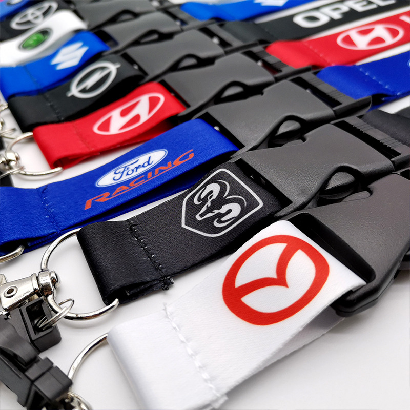 Car Logo Lanyard for BMW TOYOTA VOLKSWAGEN CHEVROLET NISSAN HONDA SKODA OPEL PORSCHE FORD HYUNDAI Netby