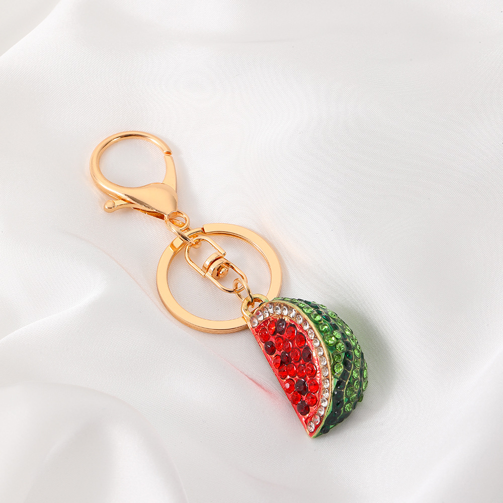 Rhinestone Watermelon Keychain Keyring Netby