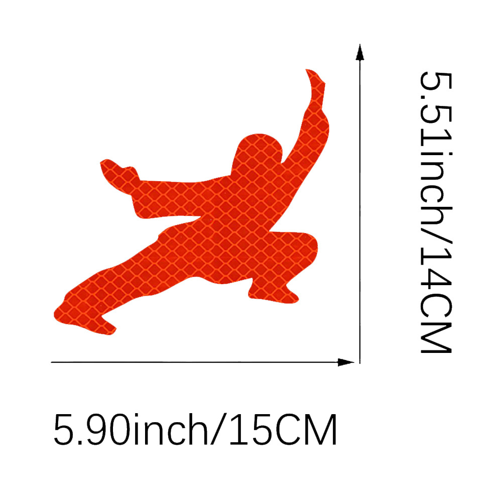 KungFu Reflective Car Sticker Netby