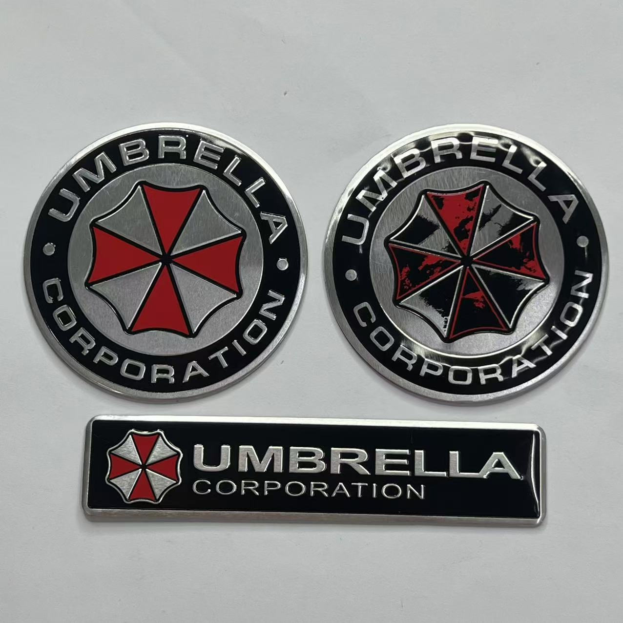 Aluminum Alloy Resident Evil Umbrella Car Sticker Netby