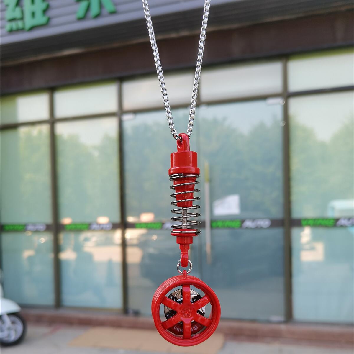 Creative Metal Car Wheel With Brake Keychain Keyring Keyfob Netby