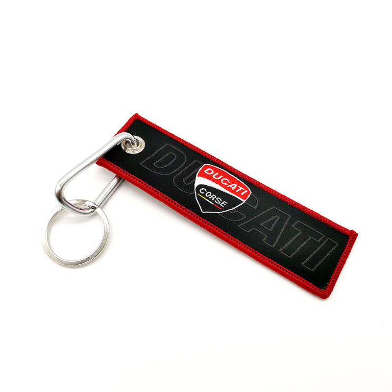 Motorbike Logo Emblem Badge Cloth Keyring Keychain Keyfob Netby