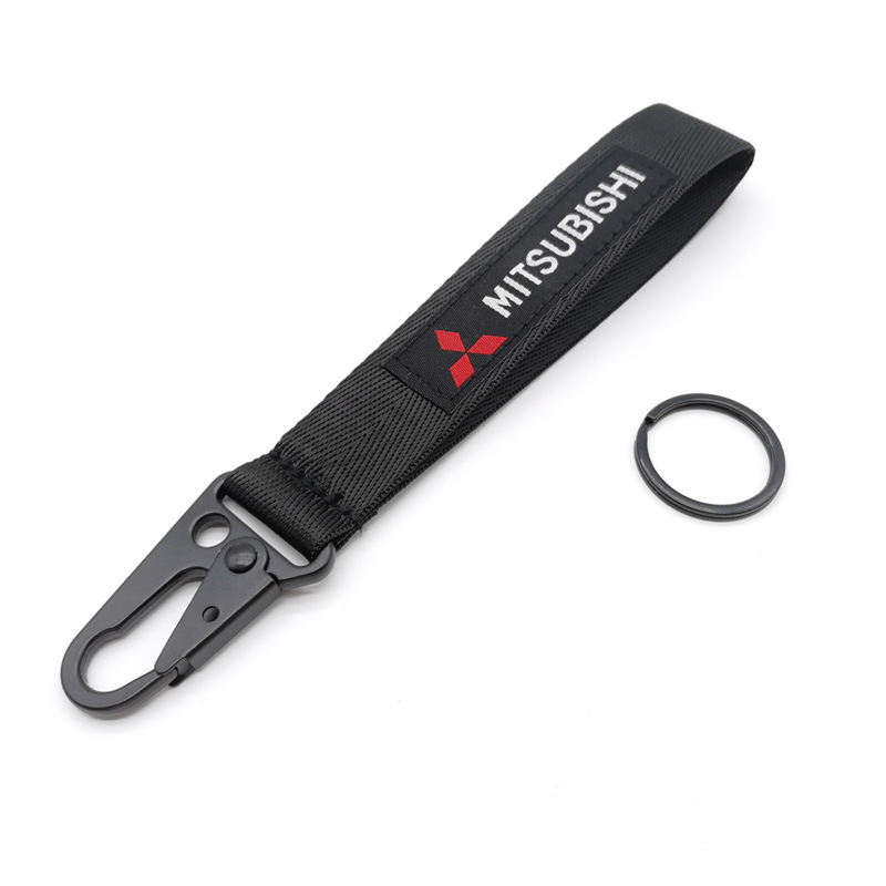 Car Logo Emblem Wrist Strap Keychain Keyring Keyfob for Honda Toyota Nissan Mitsubishi Netby