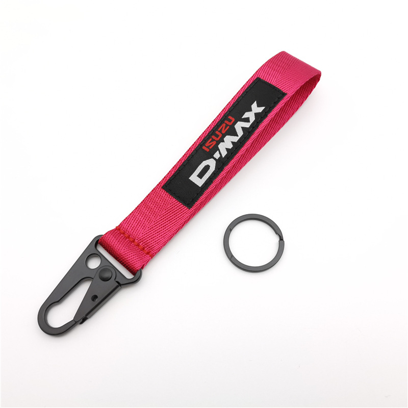 Car Logo Emblem Wrist Strap Keychain Keyring Keyfob for Honda Toyota Nissan Mitsubishi Netby