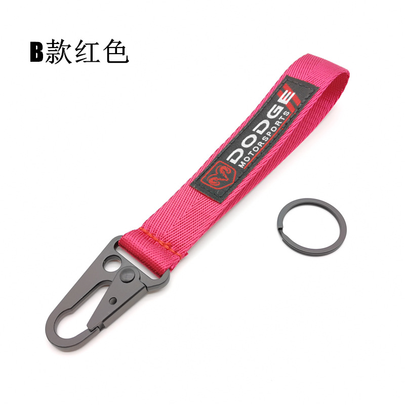 Eagle Buckle Wrist Strap Car Keychain Keyring Keyfob for Jeep Dodge Chevrolet GMC TESLA Ford Mustang Cadillac Nissan Netby