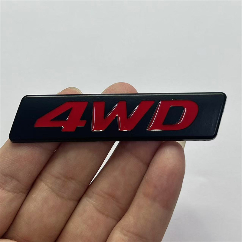 Metal 4WD Car Emblem Badge for Hyundai Netby