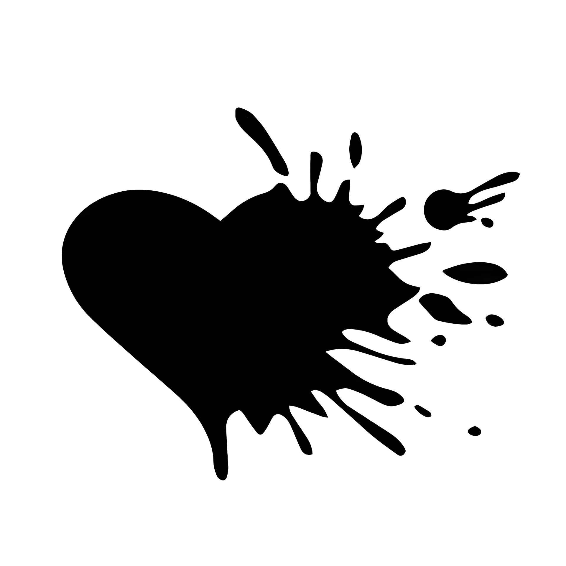 Reflective Heart Car Sticker Netby