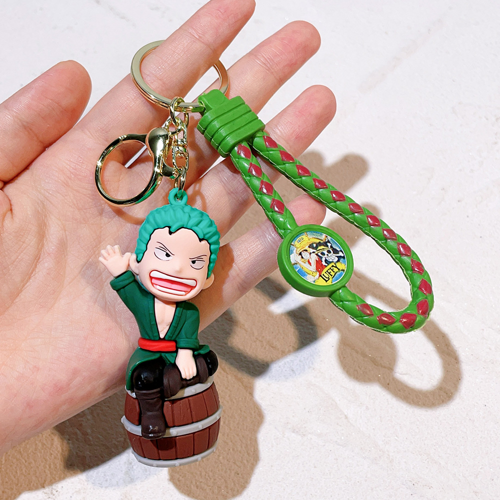 PVC Animation One Piece Keychain Keyring Netby