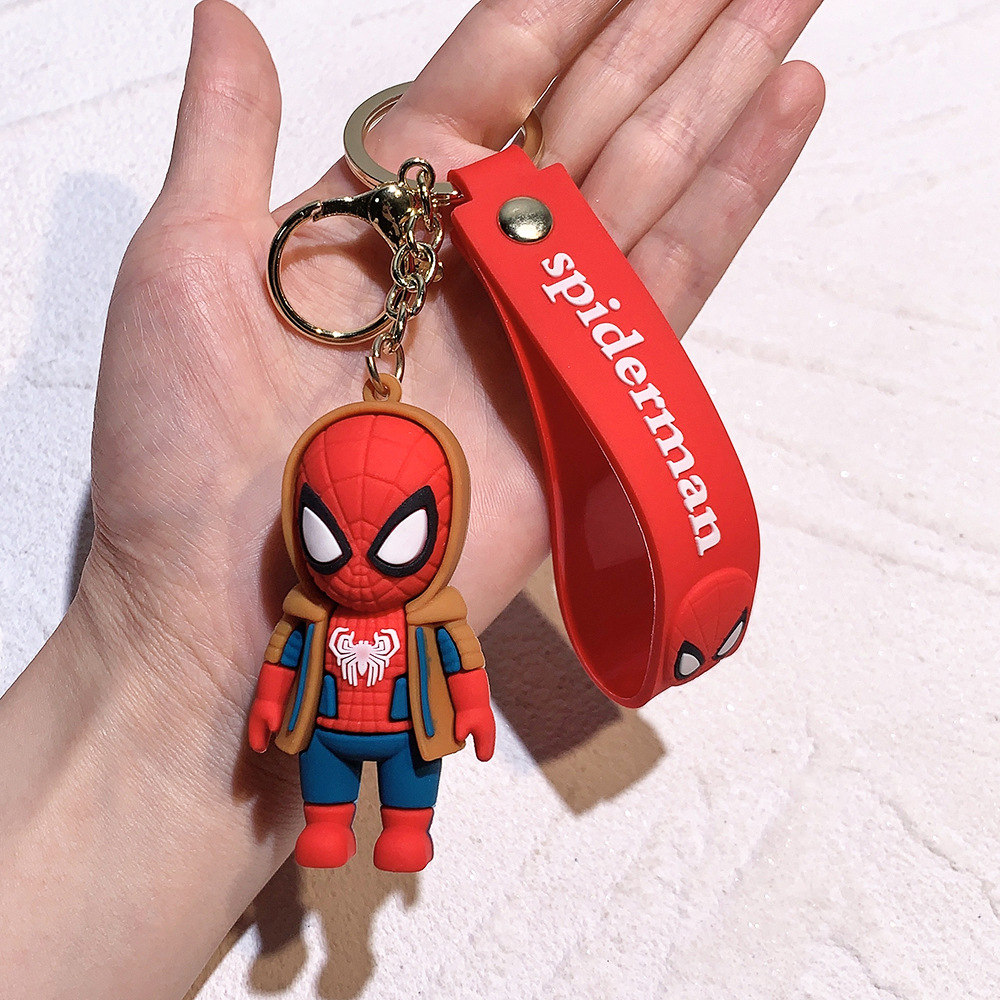 Movie Avengers Spiderman Keychain Keyring Netby