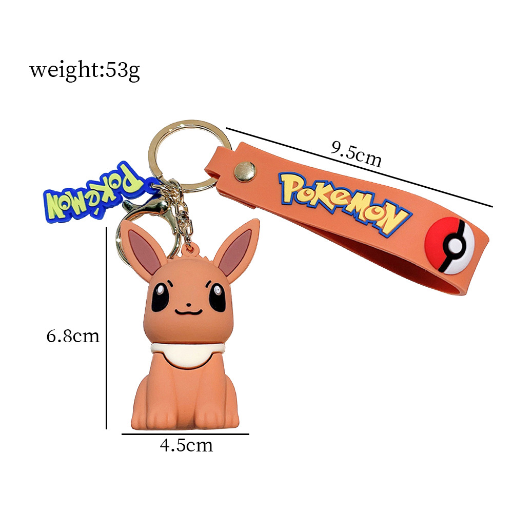 Animation Movie Video Game Pokemon Pikachu Keychain Keyring Netby