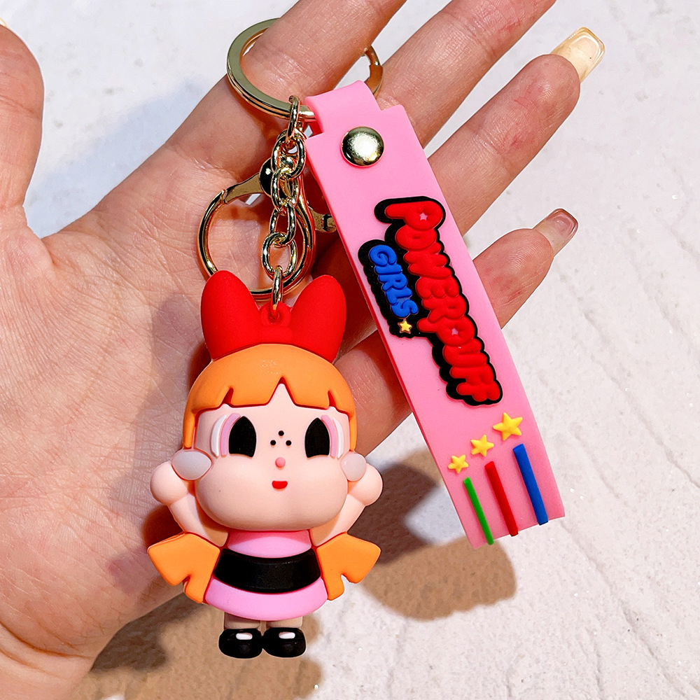 Animation The Powerpuff Girls Keychain Keyring Netby