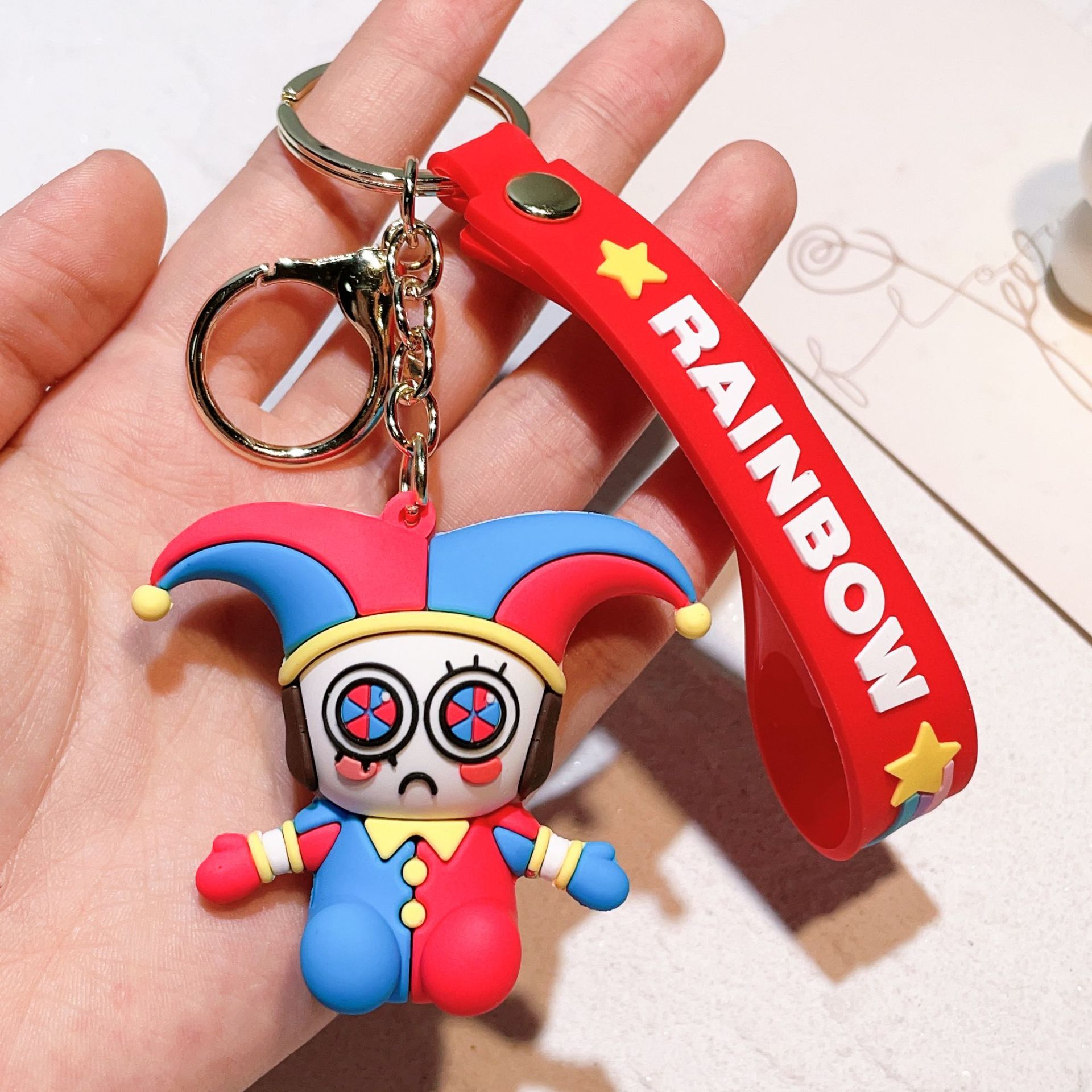 Animation The Amazing Digital Circus Keychain Keyring Netby