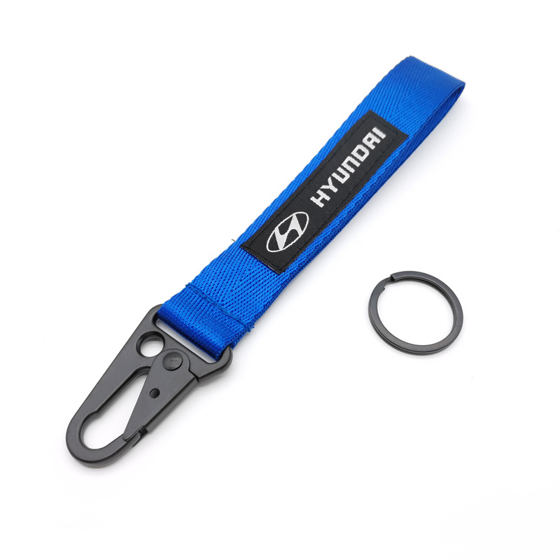 Car Logo Emblem Wrist Strap Keychain Keyring Keyfob for Honda Toyota Nissan Mitsubishi Netby