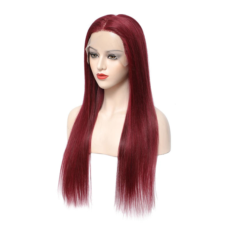 99J Remy Human Hair 13x6 Lace Front Wig For Women Straight WIGLTD