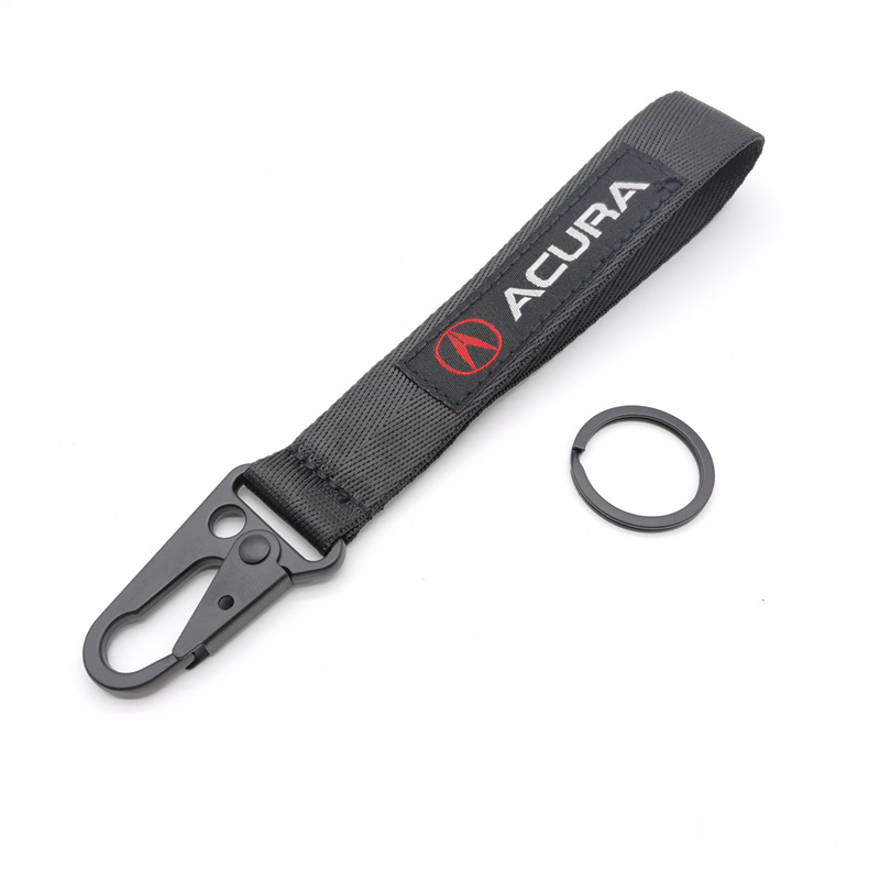 Car Logo Emblem Wrist Strap Keychain Keyring Keyfob for Honda Toyota Nissan Mitsubishi Netby