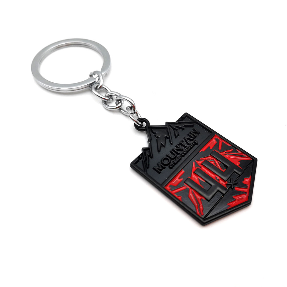 Metal Jeep 4x4 Moutain Cross Country Shield Car Keychain Keyring Keyfob Netby