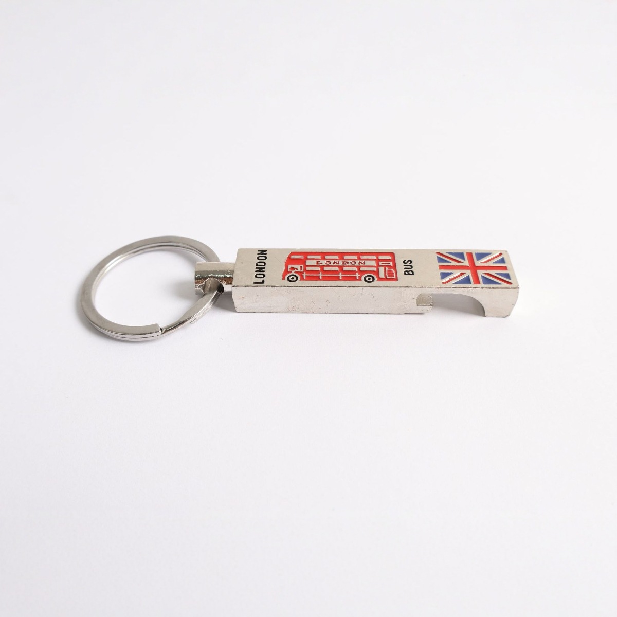 Metal UK National Flag Bottle Operner British Style London Soldier Bus Keychain Keyring Netby