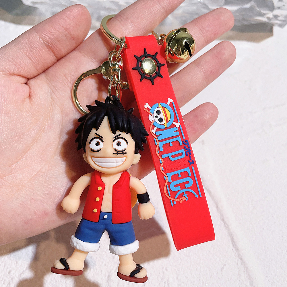 PVC Animation One Piece Keychain Keyring Netby