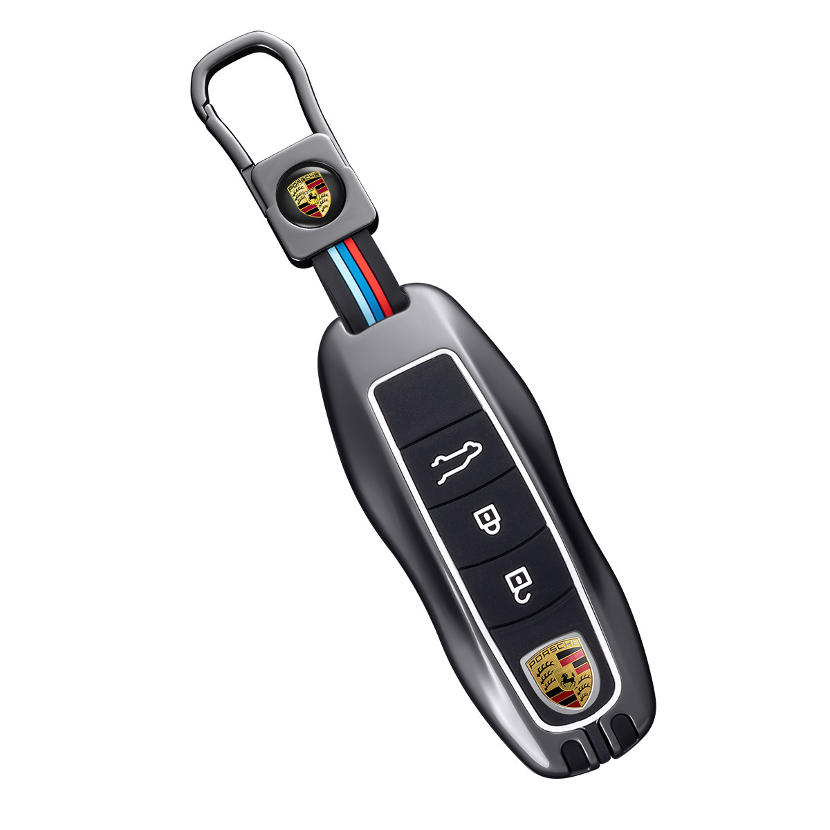 Metal Car Key Case for Porsche Cayenne 911 Panamera Macan 718 Panamera Netby