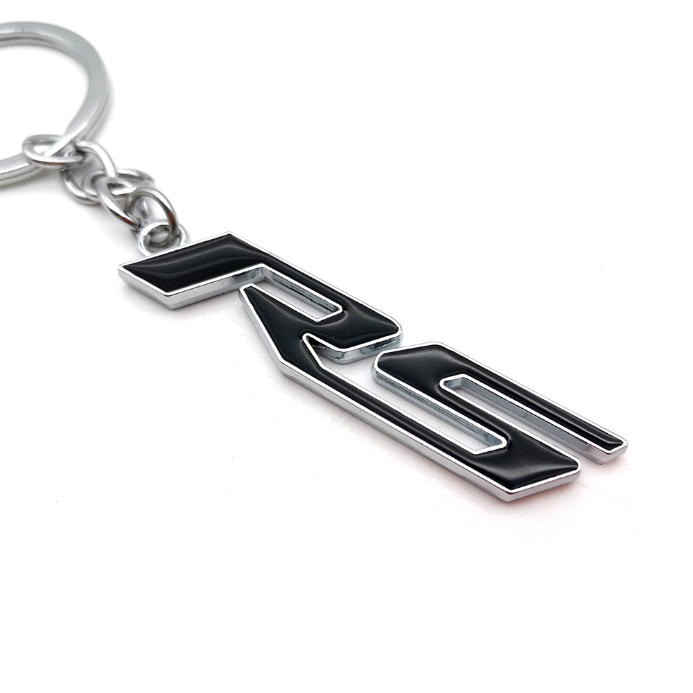 RS Metal Car Keychain Keyring Keyfob for Ford Focus Fiesta Netby
