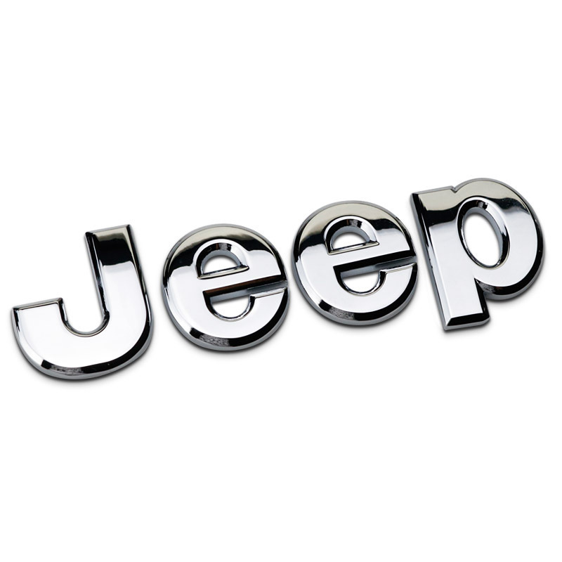 Metal Car Emblem Badge for Jeep Wrangler Grand Cherokee Compass Renegade Netby