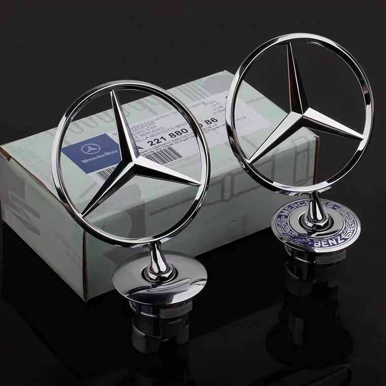 for Mercedes Benz Hood Engine Cover E C S Car Emblem Badge Netby