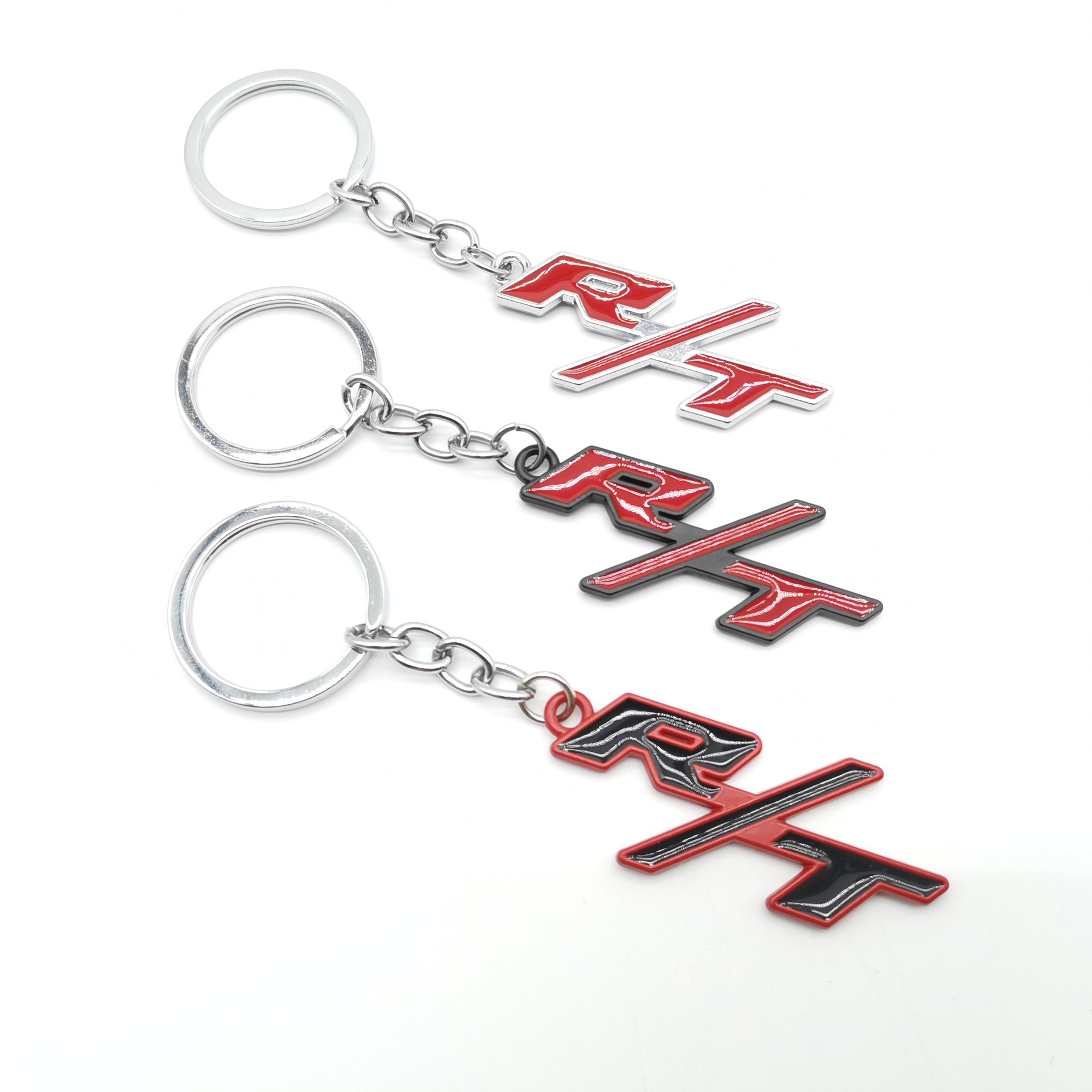 Metal RT Dodge Car Logo Keychain Keyring Keyfob Netby