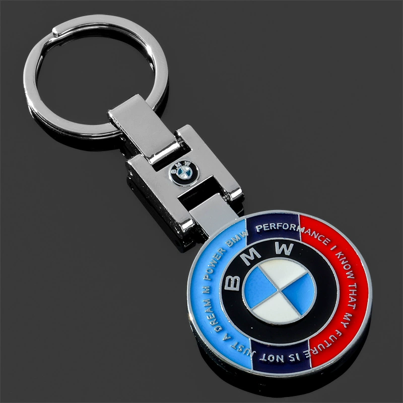 Metal H Buckle 50 Anniversary Car Logo Keychain Logo Keyring Keyfob for BMW Netby