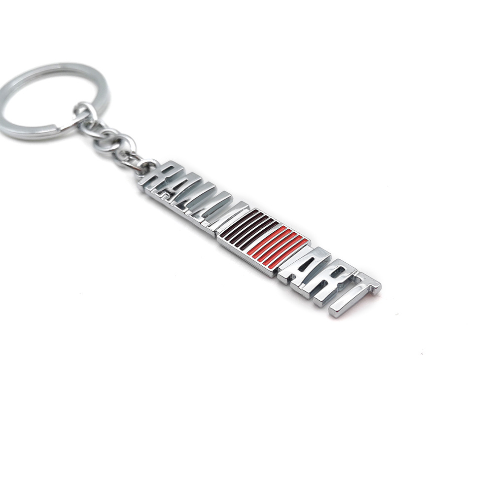 Metal Mitsubishi RALLIART Car Keychain Keyring Keyfob Netby