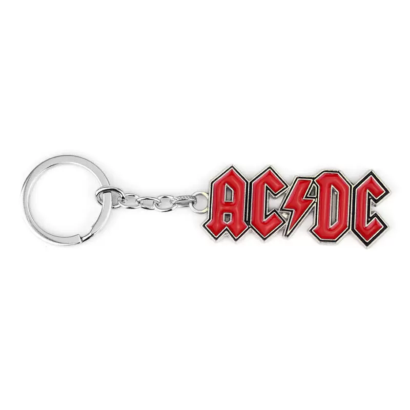 Metal ACDC Logo Keyring Keychain for Ferrari Netby