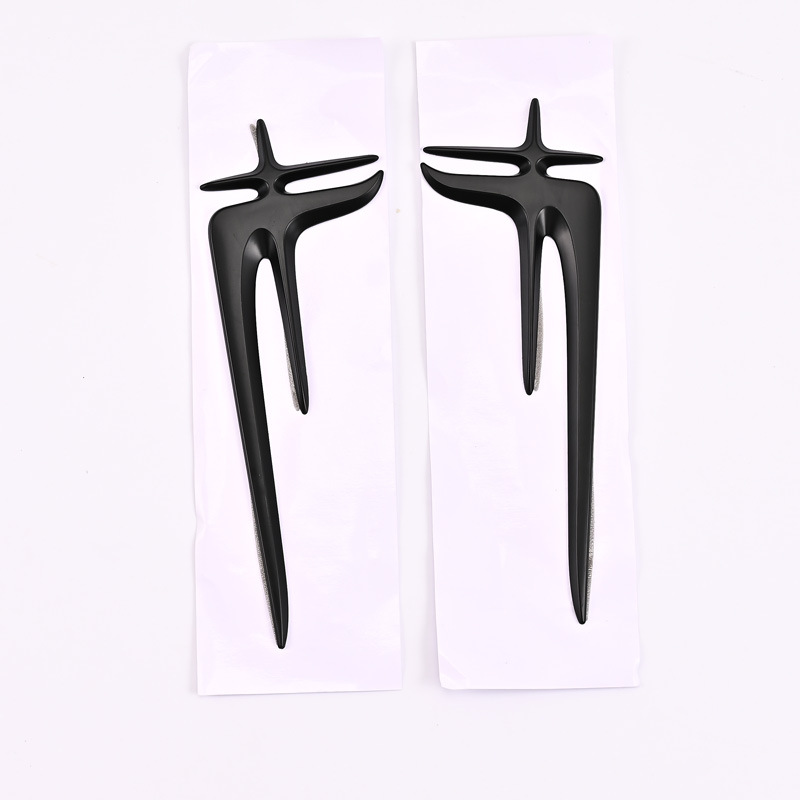 ABS Plastic Angel Wing Car Side Sticker for Mercedes Benz C E Netby