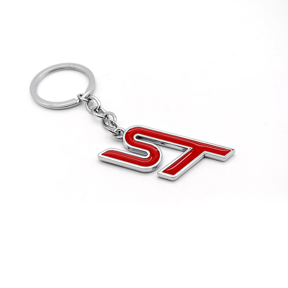 Metal Ford ST Car Keychain Keyring Keyfob