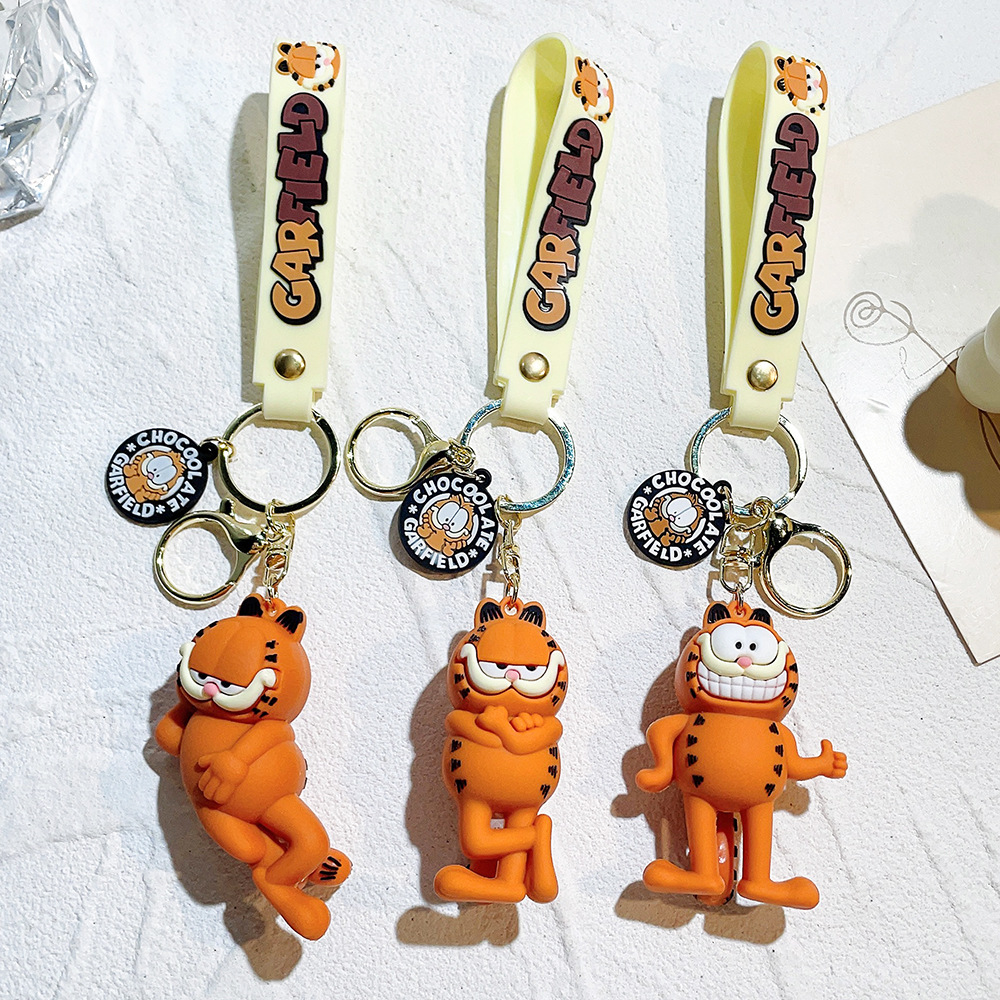 Animation Garfield Keychain Keyring Netby