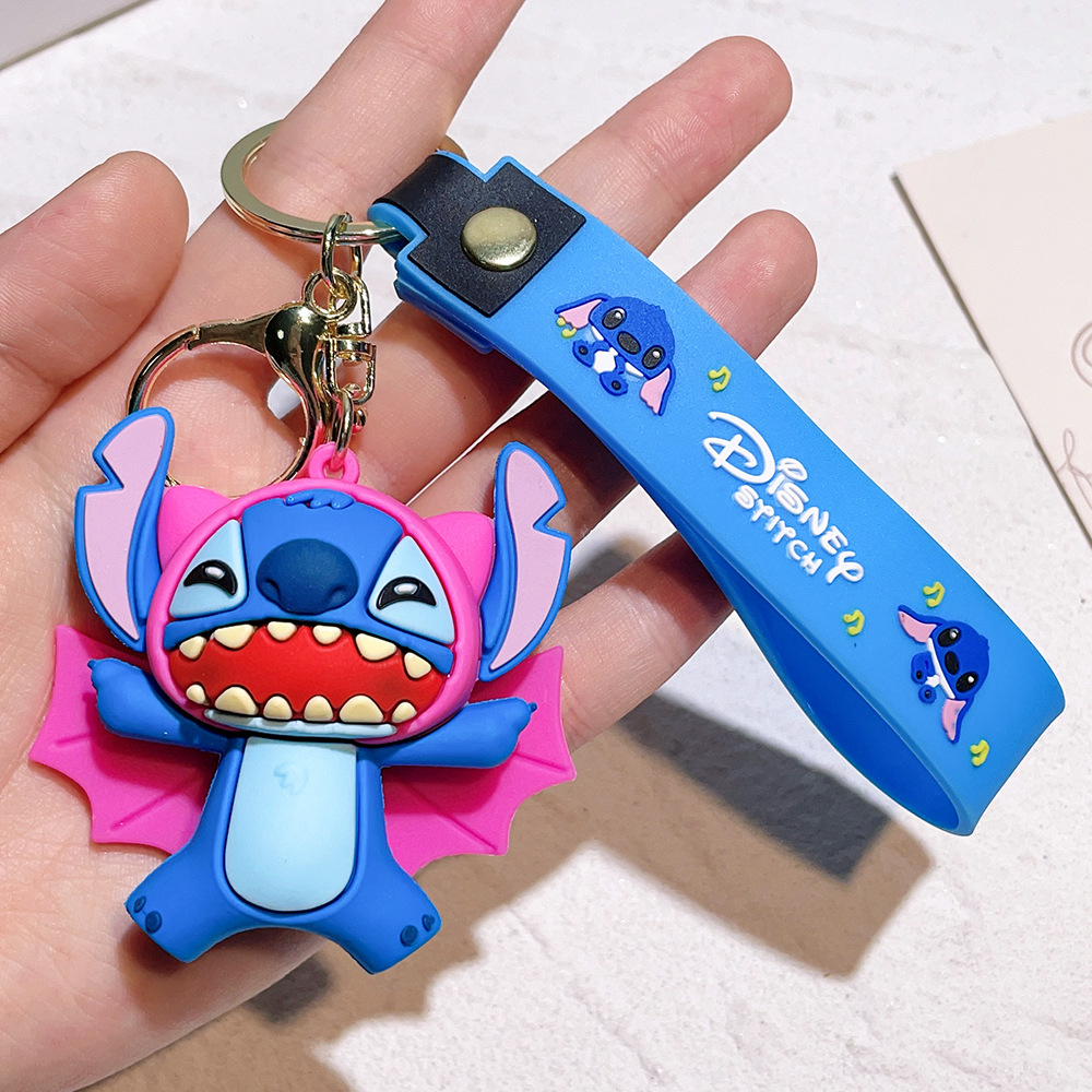 Rubber Stitch Animation Keychain Keyring Netby