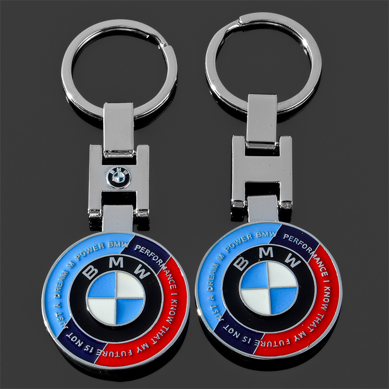 Metal H Buckle 50 Anniversary Car Logo Keychain Logo Keyring Keyfob for BMW Netby