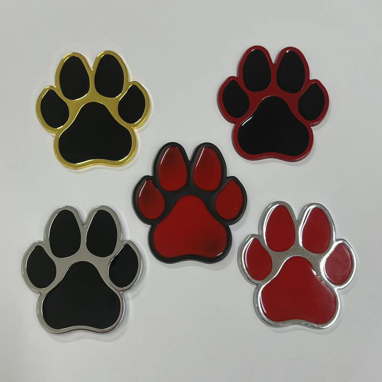 Metal Bear Paw Car Sticker Netby