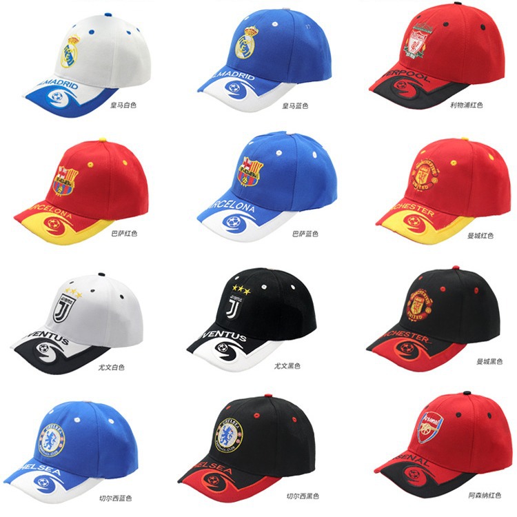 Football Club AC Milan Grand Paris Manchester United Chelsea Juventus Baseball Cap Hat Sports Game Netby