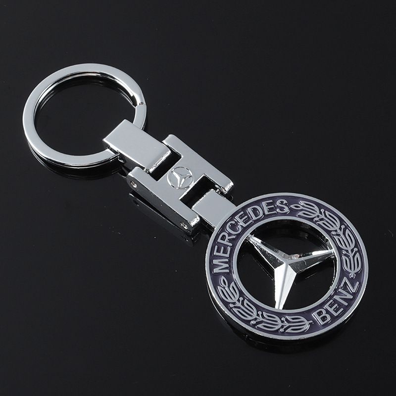 Metal H Buckle Car Logo Keychain Keyring Keyfob for Mercedes Benz Netby