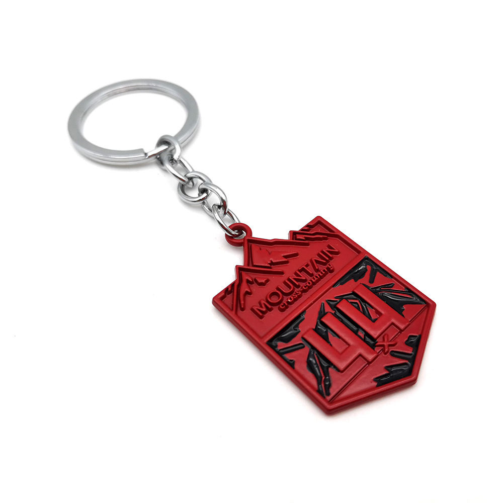 Metal Jeep 4x4 Moutain Cross Country Shield Car Keychain Keyring Keyfob Netby