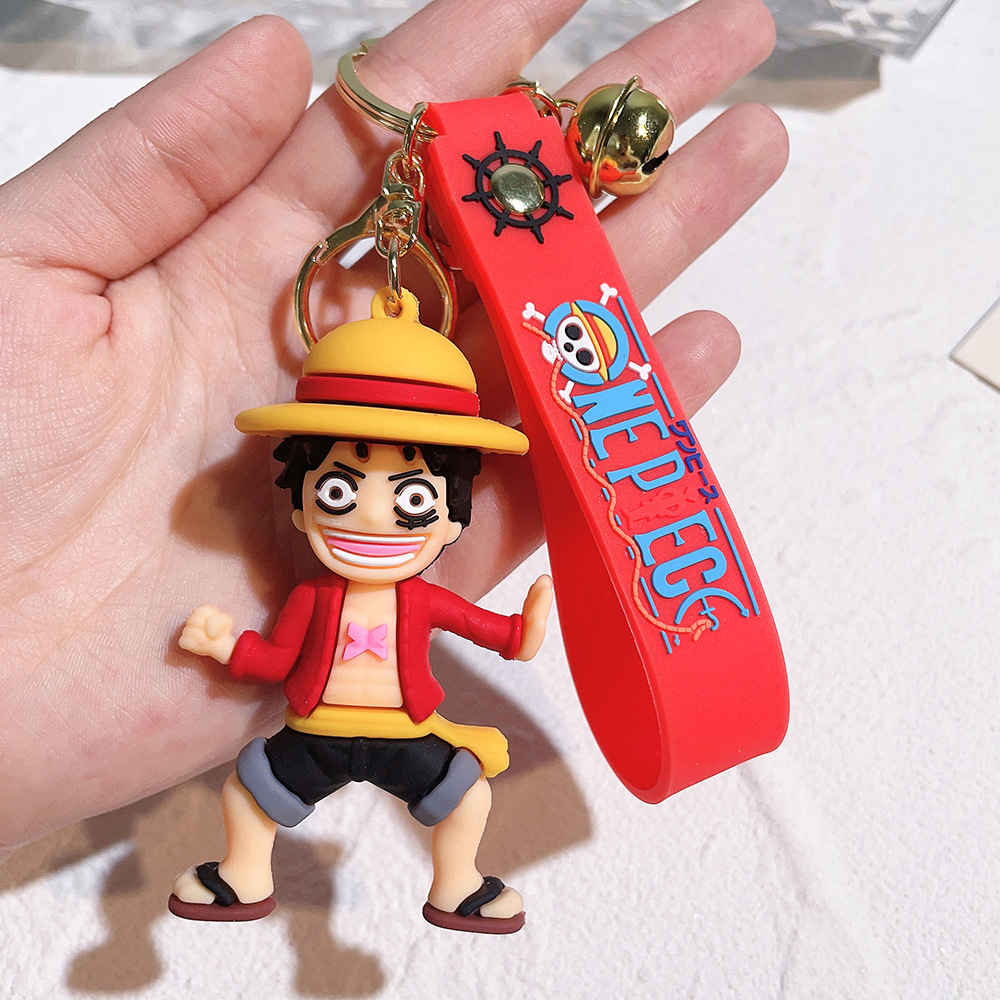 PVC Animation One Piece Keychain Keyring Netby