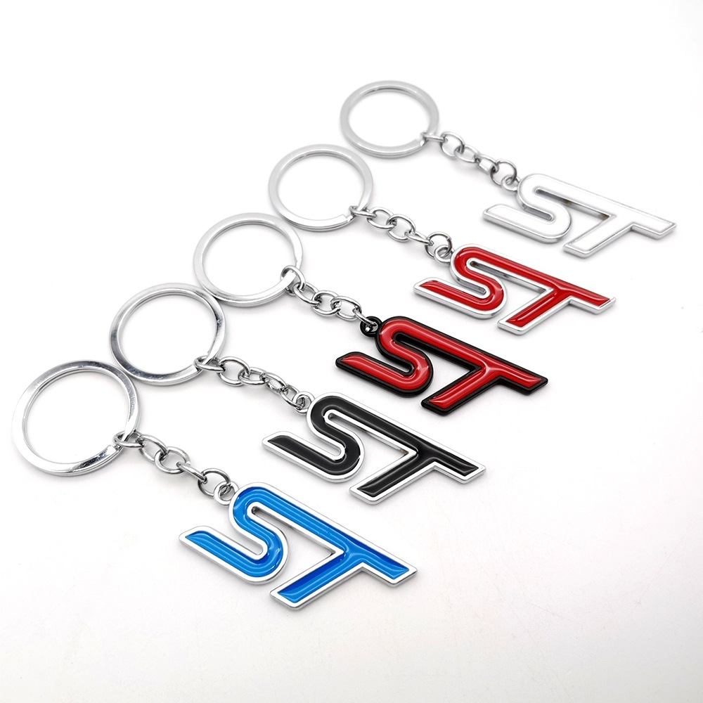 Metal Ford ST Car Keychain Keyring Keyfob