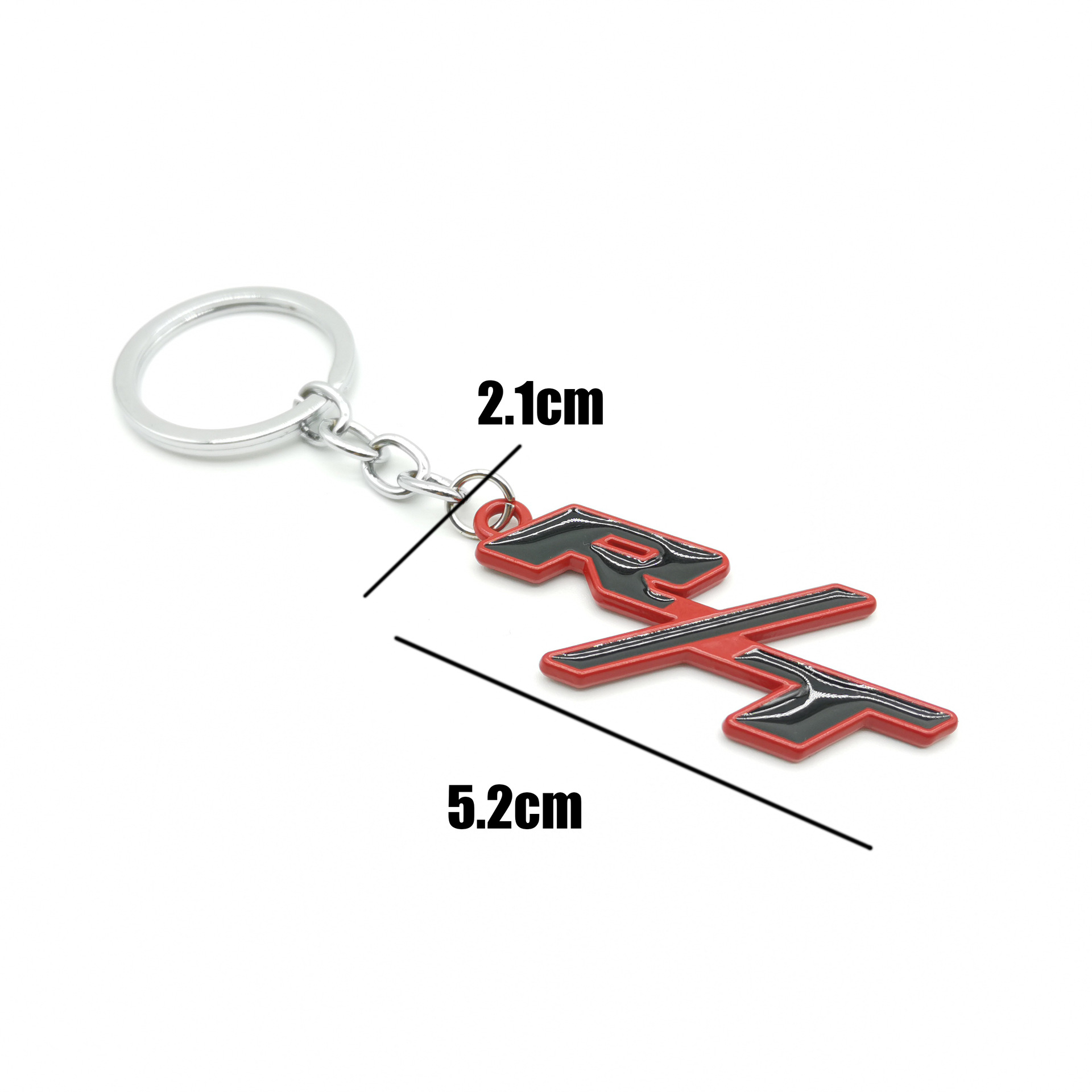 Metal RT Dodge Car Logo Keychain Keyring Keyfob Netby